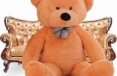 teddy bear stuffed brown doll giant size life walmart plush cuddly light animals foot