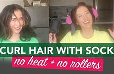 hair curl socks overnight using hack heat beauty sock choose board curls curling
