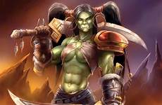 warcraft orcs female orc sexualized may blizzard ugly hyper finally clothing fusion inequality gender