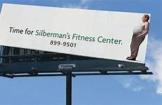 creative billboard billboards advertising ads advertisement clever examples funny advertisements gym fitness ad adverts center marketing yoga silberman humor lose