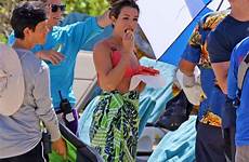 lea michele filming hawaii nude her hot time bathing suit fappeningbook rocks scenes film pink christmas enjoyed break she fappening