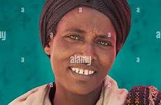 turban wearing woman africa amhara ethiopia smiling alamy portrait