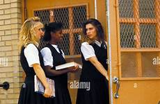 catholic school girls private entering teenage multiracial st alamy minnesota paul stock outside