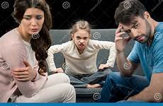 family upset angry parents daughter conflict portrait problems stock having concept depositphotos alamy preview