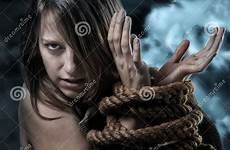 tied woman hands natural beauty stock wild rope dreamstime preview