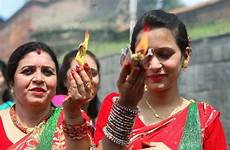 teej festival celebration nepalese nepal women largest hindu