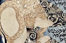 octopus woodblock tentacle japanische octopussy malerei illustrators japonaise blackgang adventures