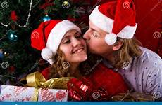 tree christmas couple near happy young relationship preview portrait