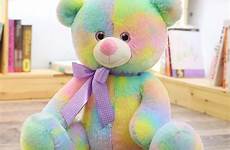 bear rainbow teddy toy plush stuffed soft toys doll animal gifts animals 45cm girls valentine birthday