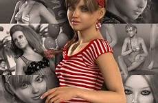 josie teen daz genesis bundle 3d starter studio models daz3d female poser model rayn young children cgi visit