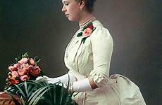 colorized portrait edwardian 1890s 1885 1880s