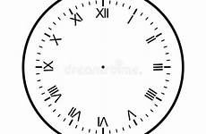 blank isolato orologio spazio fronte isolement horloge visage fond