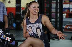 ronda rousey beach paint body ufc record live nothing saturday night but her poses jan mma caribbean pic return host