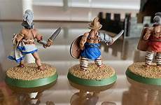 foundry wargames gladiators murmillo retiarius