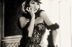 burlesque vintage pinup sexy 1940s woman photography lingerie top dancer photograph poster hat print etsy erotica women cabaret photoshoot boa