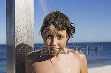 duschen sandstrand fotosearch