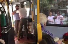 bus passenger driver fights off brawl pavement continues shares