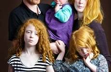 red hair family redheads gingers scottish scotland people ginger children beautiful headed redhead natural percentage color women head families ruivo