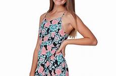 roxy girls strappy dress today dresses surfstitch anthracite crystal teens