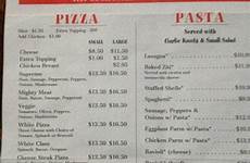 menu restaurant pasquale ny sign please