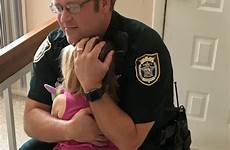 police officer girl little choose board young