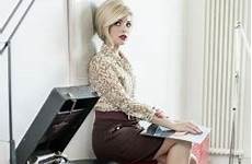 holly willoughby sexy very collection look secretary her photoshoot fashion shoot hot mad men style blonde pencil celebrity range latest