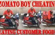 delivery boy zomato viral eats seals goes order before food back wed dec