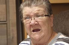 grandma angry teeth her