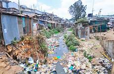 kibera kenya river slums slum sewers open visiting houses train