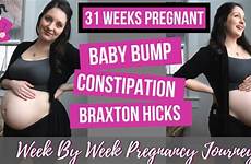 weeks pregnant belly
