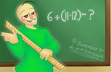 baldi basics education learning deviantart mr wallpaper wallpapers faded ms baldis basic math comics characters