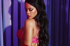 rihanna savage fenty lingerie sexy booty valentine campaign women size models line different poses thin just body valentines fashion pleased
