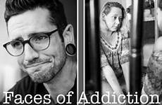 addiction faces portraits stories delivers foa display addicted drug persons accompanying life