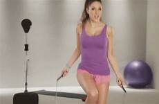 skipping gif rope exercise boobs