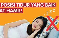 tidur saat posisi hamil sulit