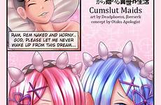 hentai cumslut maids dialog re zero manga otakuapologist foundry rem maid comic rezero ram sex otaku apologist edition complete