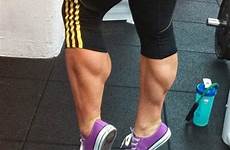 large calves shapely legs muscle her
