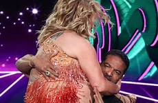 anastacia dancing strictly come wardrobe malfunction italy tv express cole brendan bbc pa horrifying lift during