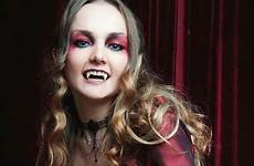 vampire female fangs girl girls scary little dark choose board bride aesthetic dracula