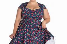 vintage plus size dress cherry hell bunny 4xl swing dresses xs april 50s clothing clothes