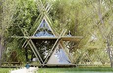 bamboo penda dezeen architecture modular hotel precht turning birds chris focus architects