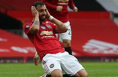 bruno fernandes united goal utd scoring manutd celebrations hands peters getty