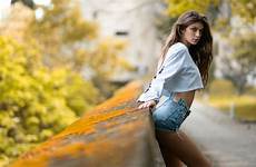 brunette skinny long shorts women wallpaper hair jean outdoors marco wallhere