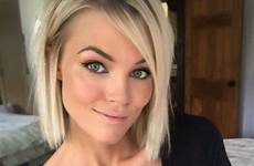 blonde short hairstyles hair cute bob cabello fowles haircuts krissa trends corte women choppy cara redonda ombre color pelo straight