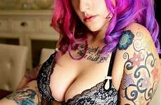 tattooed girls beautiful girl gorgeous most tattoos glamour curvy chest thigh tats stomach kinds arm quote many she