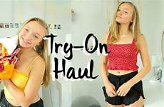 haul try clothing summer