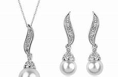 jewelry pearl set alloy rhinestone ladies sets beautiful jjshouse main