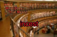 incest does mean