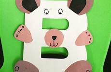letter kids crafts alphabet bear craft activities theme go