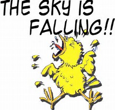 Image result for chicken little fifties images the sky is falling